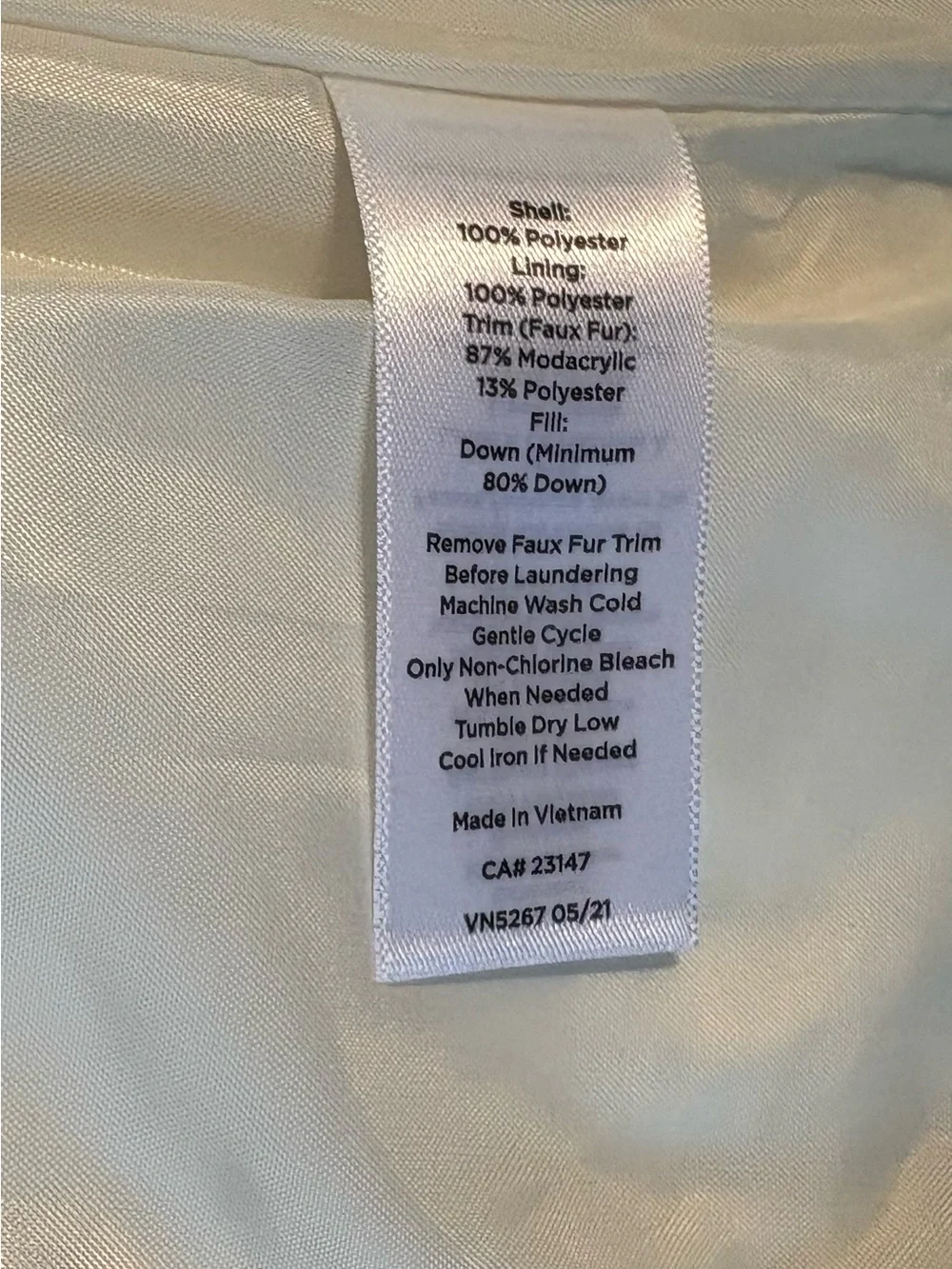 Talbots sleeveless quilted